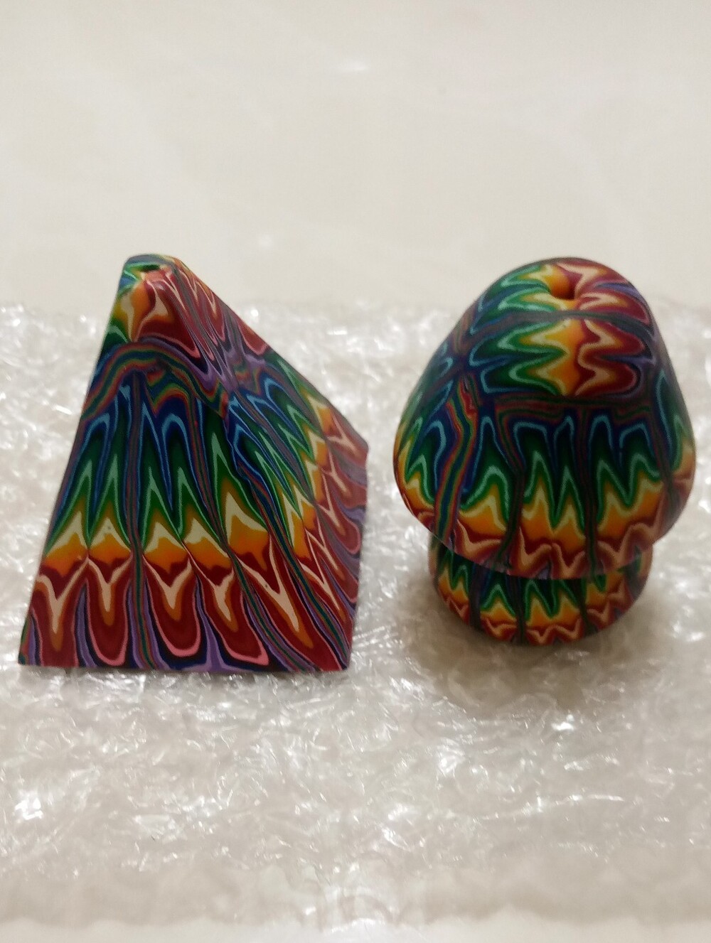 VTG 90s NWOT 2 Tie Dye Incense Holders
